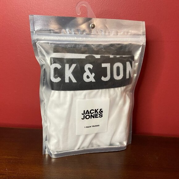 Jack and Jones Men's White Jacsense Trunks - NWT - Picture 2 of 4